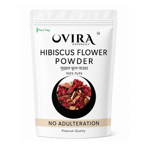 Premium Hibiscus Flower Powder | 100% Pure & Natural